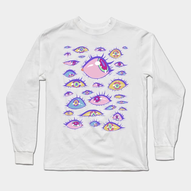 Eyes abound Long Sleeve T-Shirt by onesmolhurt